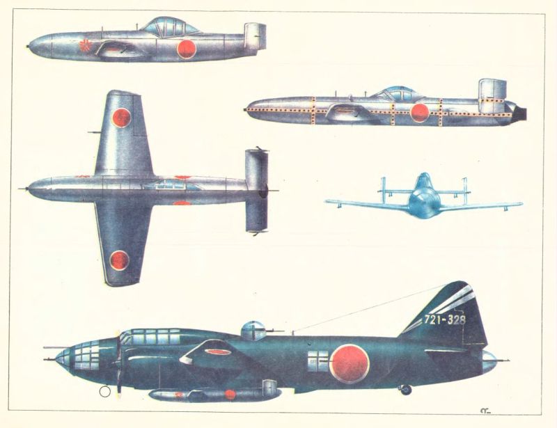 Ёкосука MXY-7 Ока, Мицубиси G4M