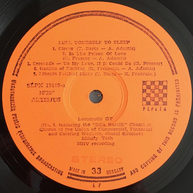 Lull Yourself to Sleep, Locomotiv GT, 1972